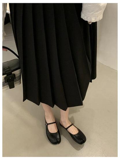 Women Tabi Ninja Slippers Brand Mules Soft Microfiber Comfy Flats Fashion Split Toe Slides Casual Loafer Shallow Ballerina Mujer