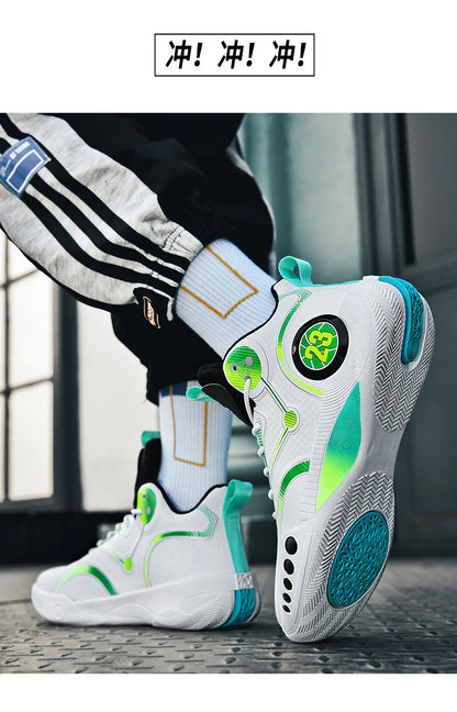 Popular Basketball Shoes Men Women Sneakers  Male Training Sports Fashion Colorful Waterproof Shoes Casual Non-Slip Couple Shoes