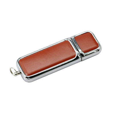 Pendrive 256GB USB Flash Drive Leather with Metal Keychain 64GB 32GB 8GB Business Usb Memories Disk 128GB Pen Drive Memory Stick