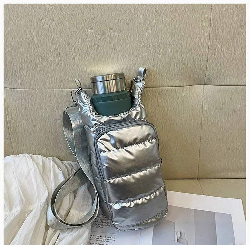 Autumn Winter Water Bottle Bag Thickened Thermal Water Bottle Cover Outdoor Sports Portable Water Bottle SleeveChristmas Gifts