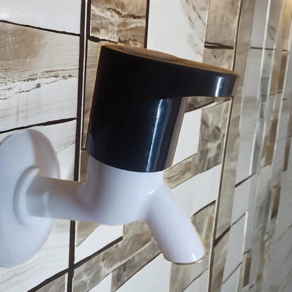 Best Quality Short Body PP High Grade Virgin Plastic Water Tap Modern Quarter Turn for Bathroom Garden Hotel Washing Machine