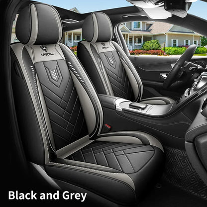 1pcs All inclusive seat cover full leather car seat cushion Driver's seat cover or passenger seat cover all season universal pad by PDG ibma