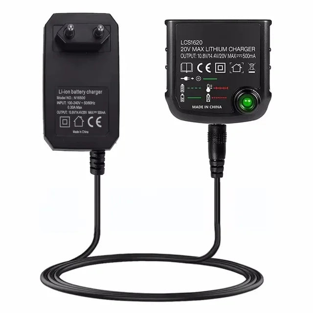 Lithium Battery Charger For Black&Decker 10.8V 14.4V 18V 20V Serise LBXR20 Electric Drill Screwdriver Battery Charging Tool