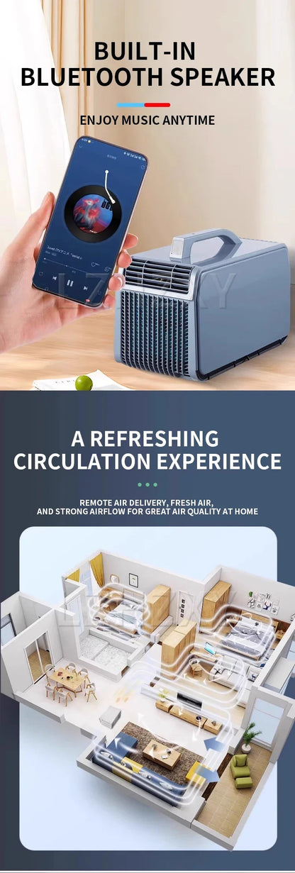 Outdoor mobile air conditioner portable 110V24V/12V universal parking room camping compressor refrigeration