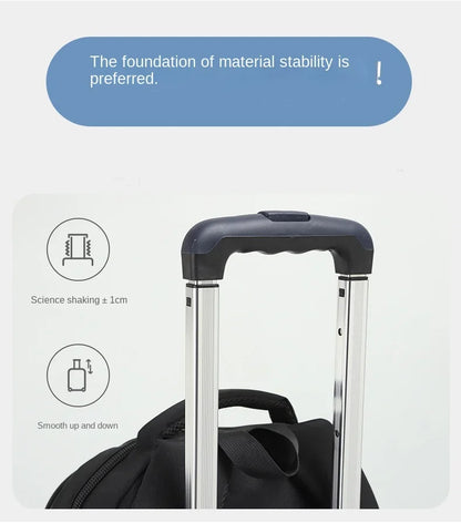 School Rolling backpack bag School Bags with wheels Student wheeled Backpacks for boys Children School Trolley Bag Waterproof