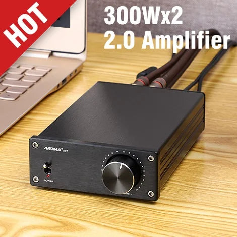 AIYIMA Audio A01 Pro TPA3116D2 Bluetooth Sound Power Amplifier 100W Mini Hifi Class D Stereo Amp Bass Treble for Home Theater