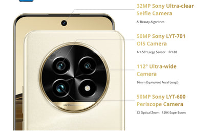 realme 13 Pro Plus Smartphone with Google Play Snapdragon 7s Gen 2 5G Chipset 5200mAh Battery Sony LYT-600 Periscope OIS Camera