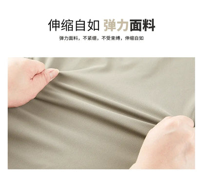 Quick Dry Men's Polo Shirt Stand Collar Pullover Male Long Sleeve Half Zipper Spring Big Size Plus Large 6XL 7XL 8XL Sport Golf