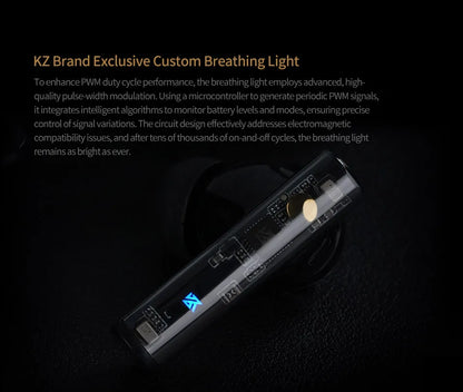 KZ Carol ANC True Wireless Earphone 55dB Active Noise Canceling TWS Headphone 6 Mics AI HD Call Bluetooth 5.3 HiFi in-Ear Earbud