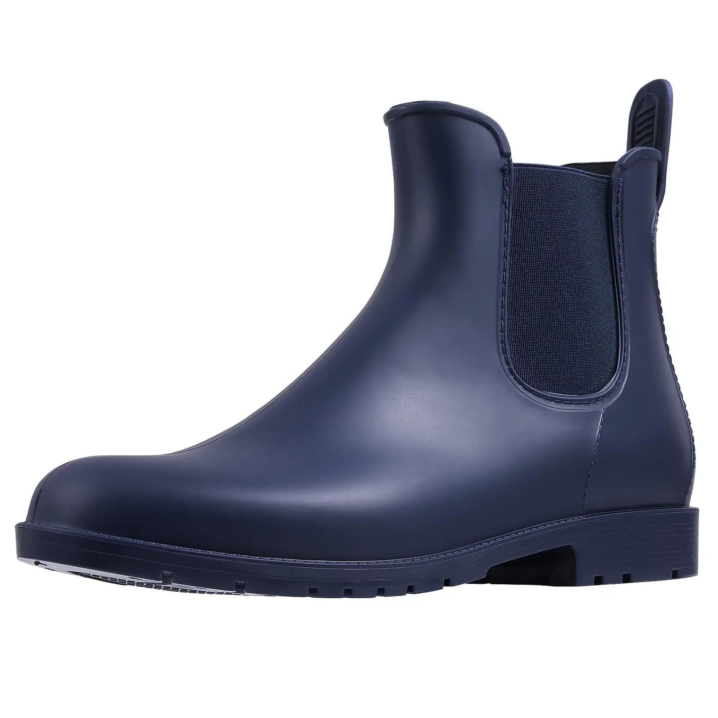 Evshine Fashion Short Rain Shoes For Women New Lady Chelsea Boots Outdoor Anti-slip Waterproof Rain Boots Sodt Rubber Ankle Boot