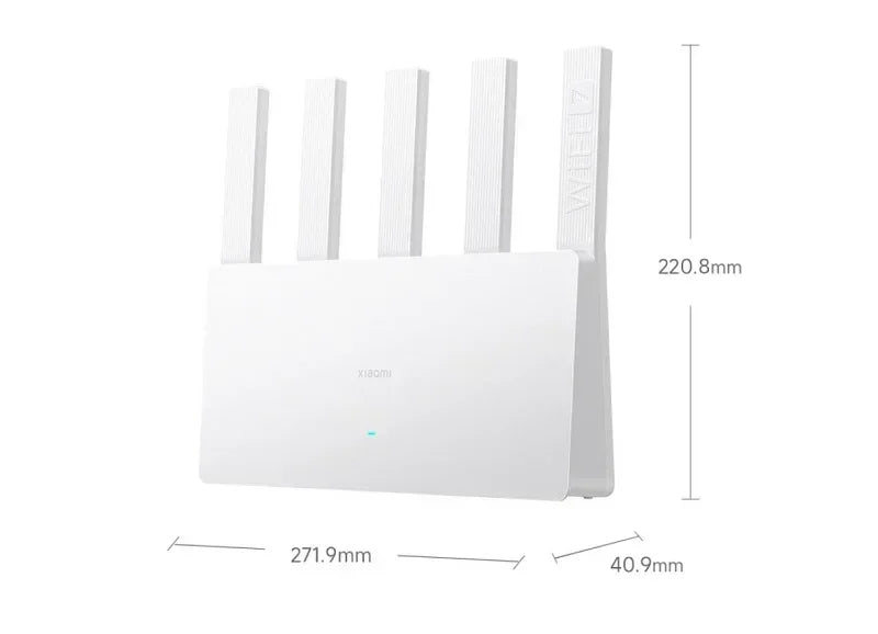 Xiaomi BE5000 Router Wi-Fi 7 Dual-Band Mesh System 2.4/5GHz with 2.5G Port IPTV Support OFDMA Signal Boost for Home or Gaming