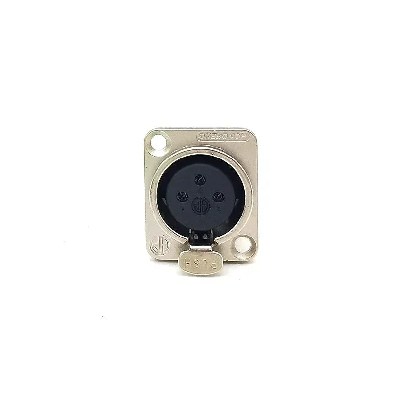 5/20/100Pcs XLR 3/4/5Pin Plug Male Female Jack XLR Socket with Copper Contact Panel Connector for Audio Microphone
