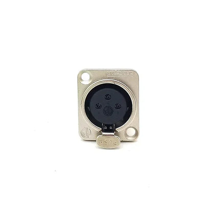 5/20/100Pcs XLR 3/4/5Pin Plug Male Female Jack XLR Socket with Copper Contact Panel Connector for Audio Microphone