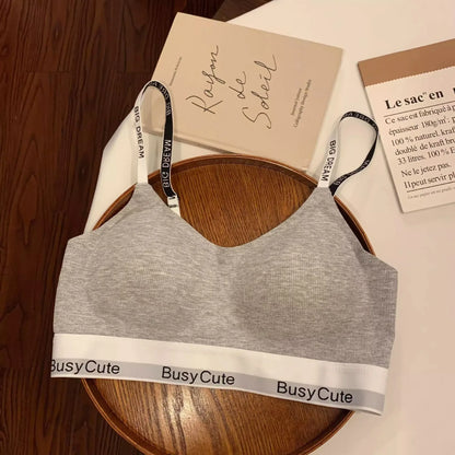 Women's Anti-sagging Sports Underwear Without Underwire, Thin Top and Thick Bottom Bra, Breathable and Beautiful Back