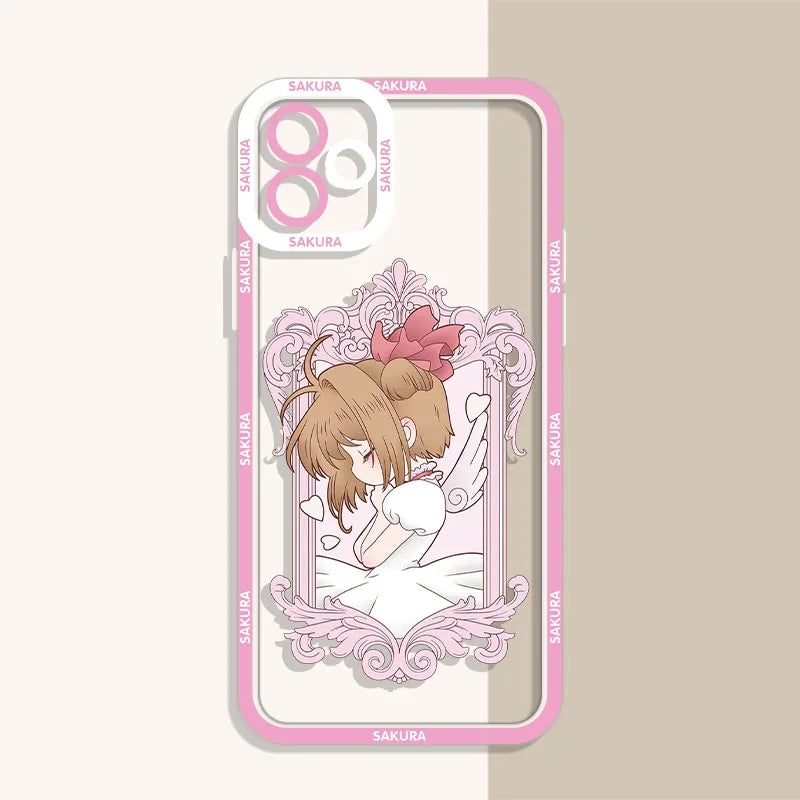 Anime Sakura Clear Case For Xiaomi 13T 12T 11T 10T 14 13 12 11 Lite 5G NE POCO F6 X6 Pro X3 NFC X5 X4 GT F3 F4 F5 M6 M5S C65