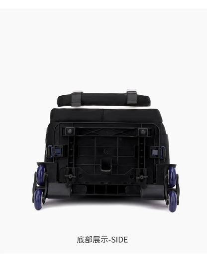 Children School Backpack Trolley Bag with Wheels Students Backpack Book Bag Rolling School bag for Girls Kids Wheeled Backpack