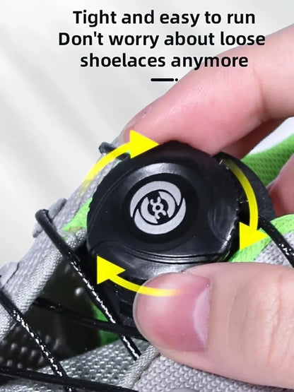 1Pair Automatic Shoelaces Without Ties Install Simple Swivel Buckle Laces Thick Rope Tennis Sneakers Shoelace Shoe Accessories