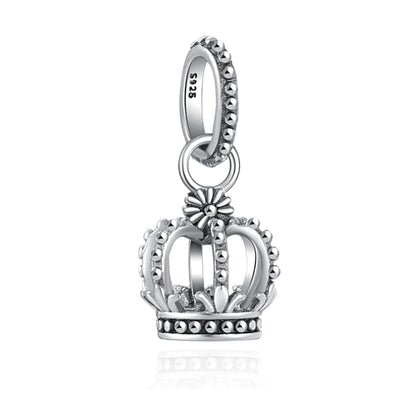 The New 925 Sterling Silver Charm Mother's Day Queen Crown Gift Box Fits Women Jewelry With Original Bracelet Accessories