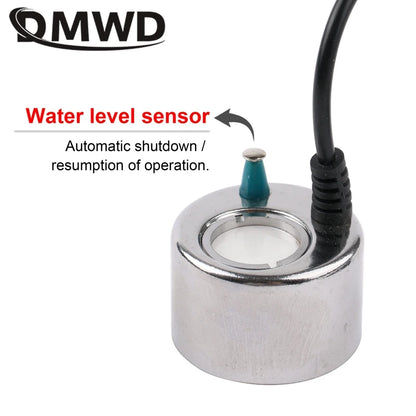 Ultrasonic Atomizer Lightless Metal Head Ceramic Chip Fogger 38mm Balcony Courtyard Water Feature Fountain Sprayer Humidifier EU