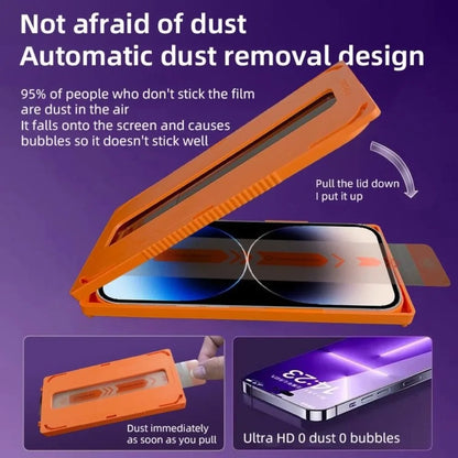 For IPhone 17 ProMax/17 Pro/17 Air Easy To Install Tempered Glass Screen Protectors HD Clear Films for IPhone 17 17Pro 17Air by PDG ibma