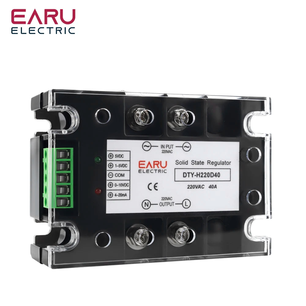 220V AC Single Phase Full Isolation Voltage Regulator Module 25-200A With Heat Sink Fan Kit - SMT DCB High Precision Industrial
