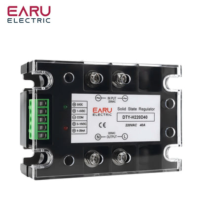 220V AC Single Phase Full Isolation Voltage Regulator Module 25-200A With Heat Sink Fan Kit - SMT DCB High Precision Industrial