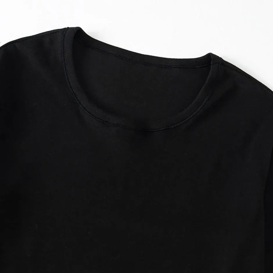2-piece Autumn And Winter Men's Solid Color Simple and Versatile Round Neck Warm Underwear Set Comfortable Youth Home Clothes