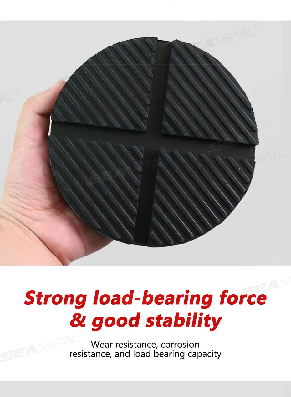 SEAMETAL 3 Sizes Universal Rubber Jack Pad Support Pinch Weld Slotted Floor Frame Rail Adapter Car Removal Repair Tool