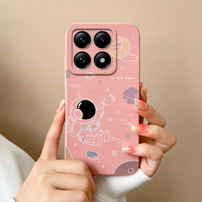 For Xiaomi 14T 14T Pro Cases Cartoon Astronaut Protective Durable Fashion Simplicity Soft Phone Cover For Xiaomi14T 14TPro Coque