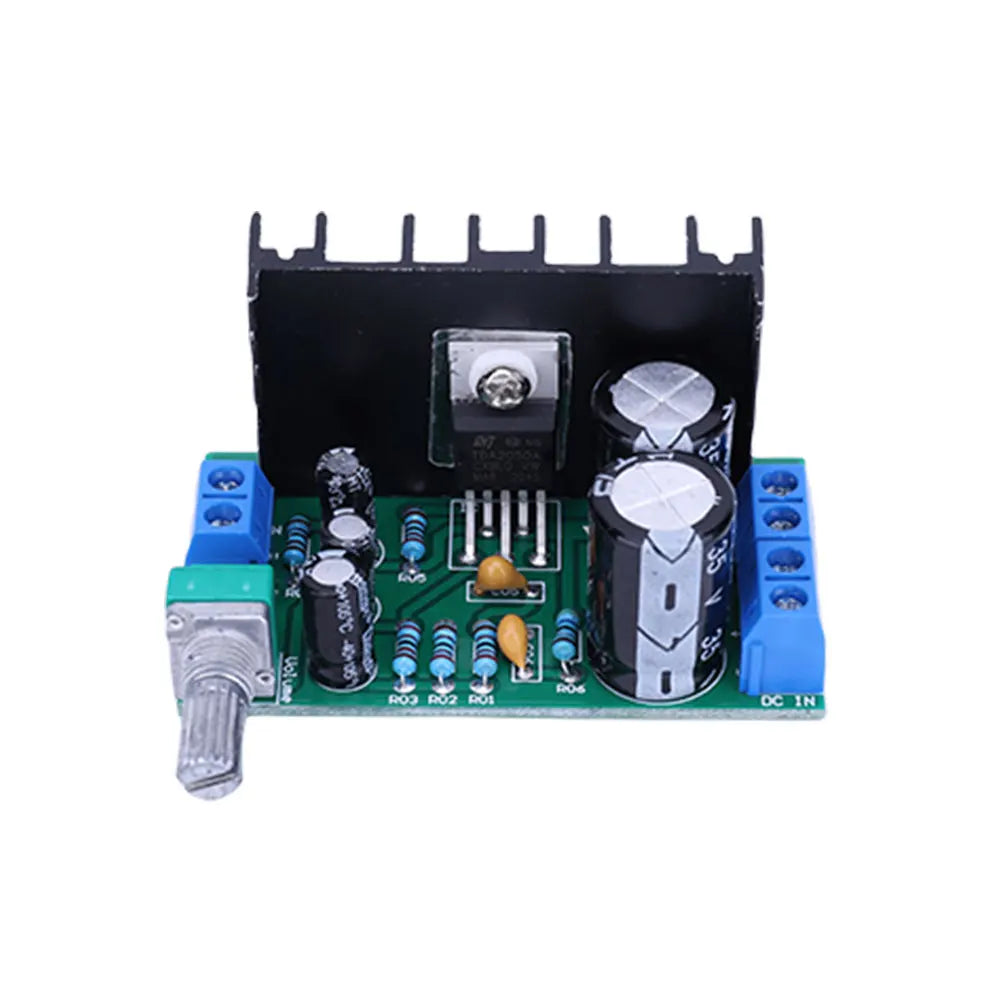 TDA2050 Mono Audio Power Amplifier Board 1-2A Stereo Amplifier Board 10-100W Audio Amplifier Output Module DC/AC 12-24V