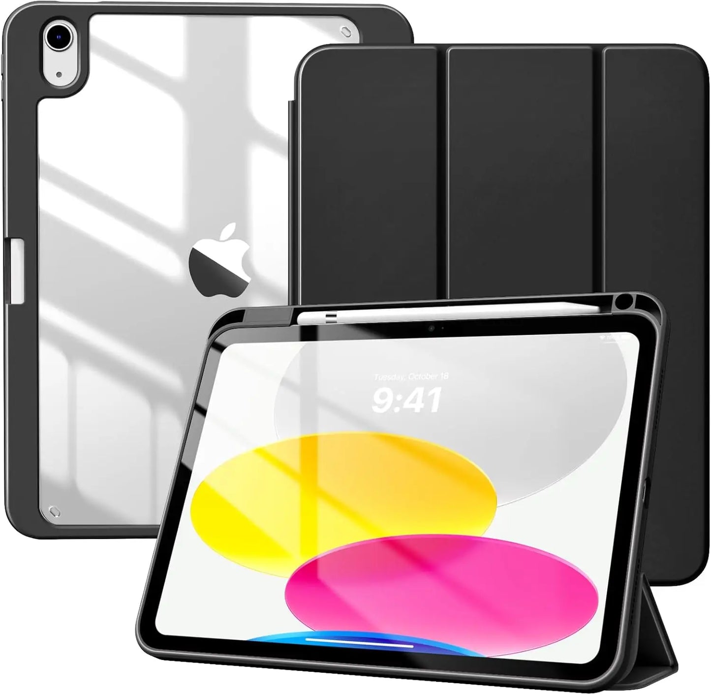 Case for iPad (A16) 11th Generation 11 Inch 2025, iPad 10th Generation Case 10.9 Inch 2022 with Pencil Holder,Protective Cover