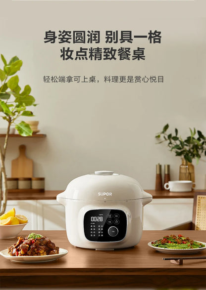 Electric Pressure Cooker 220V Home 4L Capacity Multifunctional Smart Rice Cooker Automatic multicooker 압력밥솥 طنجرة الضغط