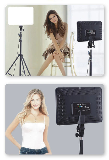10inch RGB LED Photography Video Light Panel Lighting Photo Studio Lamp Kit Remote Control For Shoot Live Streaming Tripod Stand