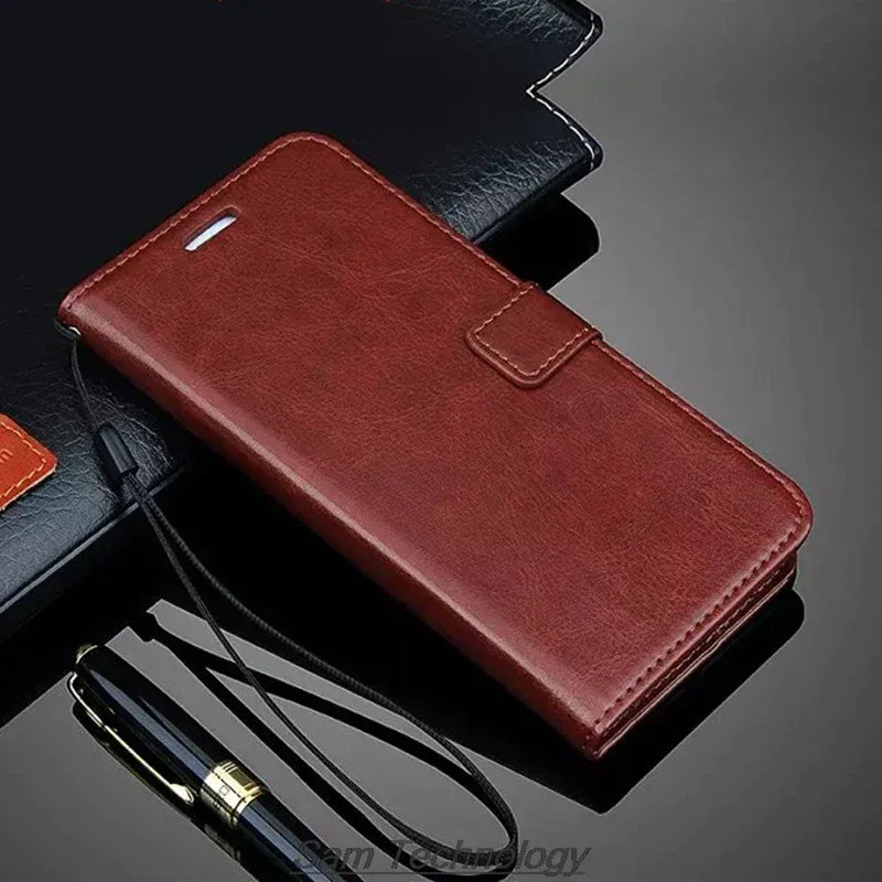 Card Holder Cover Case for Xiaomi 14T / Xiaomi Mi 14T Pro Pu Leather Flip Cover Retro Wallet Phone Case Business Fundas Coque