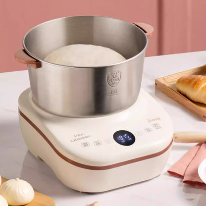 Compact Automatic Stand Mixer Dough Kneading Fermentation All-in-One Multifunctional Machine for Home
