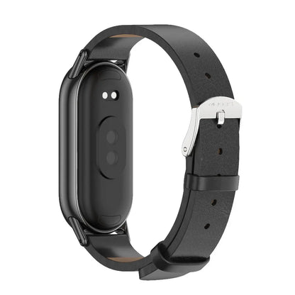 Strap for Xiaomi Mi Band 10 9 8 Bracelet Fashion Leather Replacement Wristband Miband 8 NFC Correa Mi Smart Band 8 9 Wrist Strap