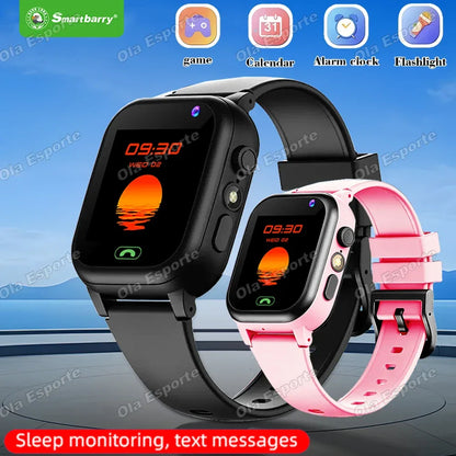 Kids Smart Watch 4G Sim Card 2G Internet SOS LBS Location Call Child SmartWatch Camera Waterproof Watch Phone For Boys Girls