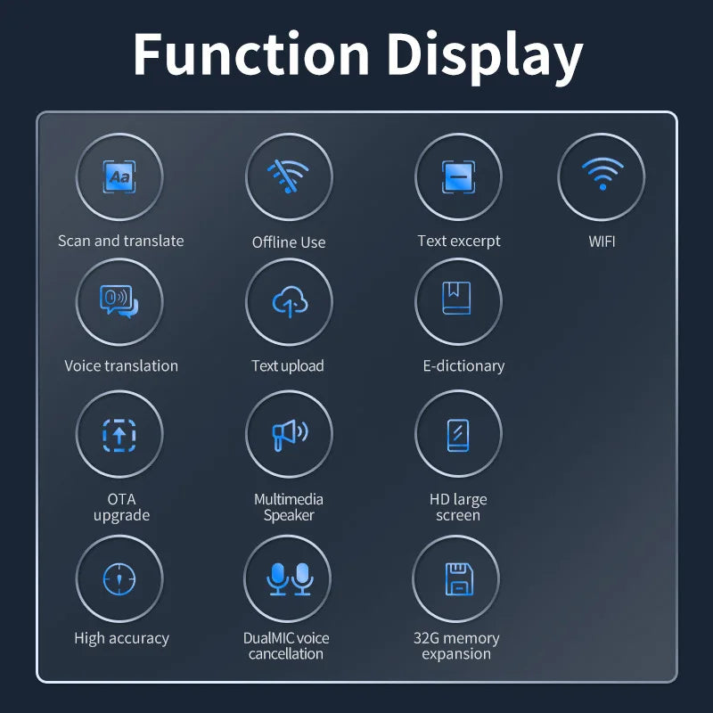 International version of scanning and translation pen, offline learning  wifi scanning and translation pen multi-language