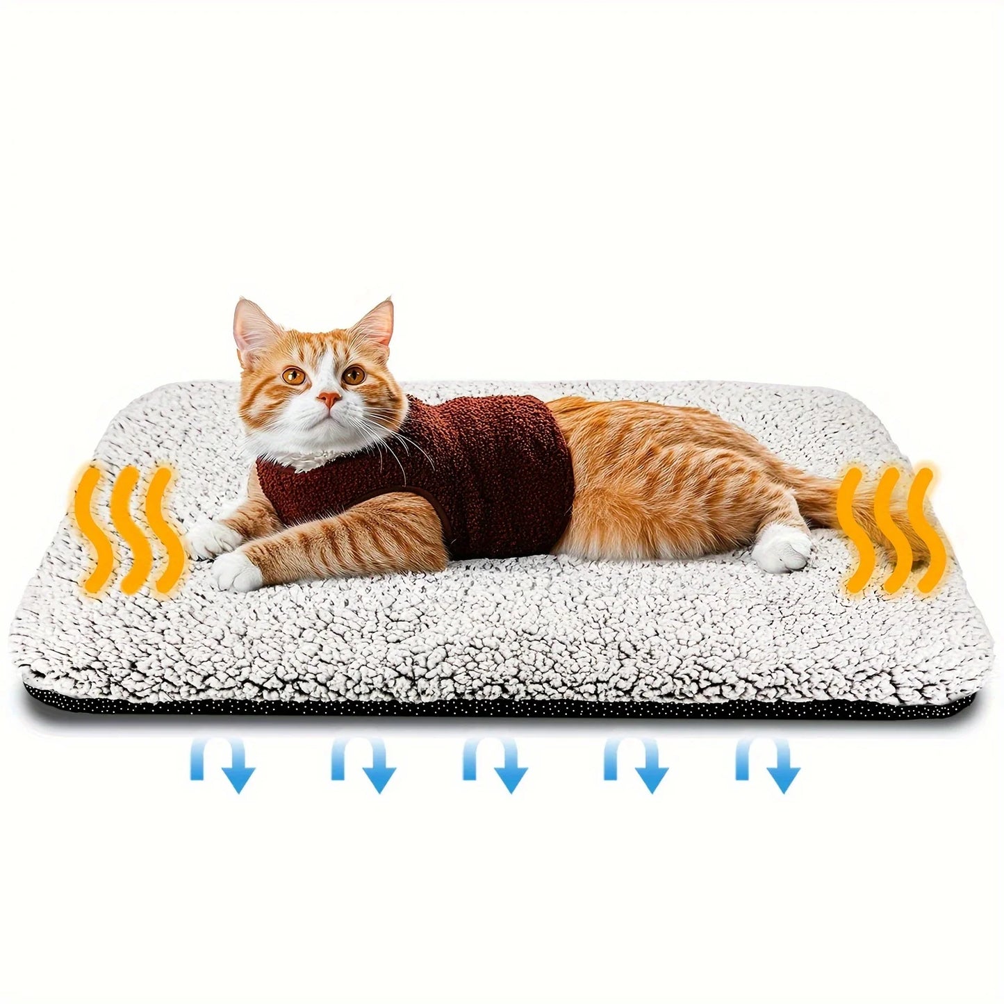 Self-Heating Pet Pads Blanket Puppy Pad Warm Cushion Mat for Cats Dogs Washable Pets with Thermal Cats Dogs Bed