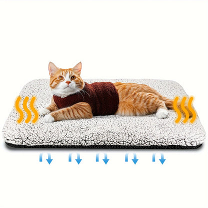 Self-Heating Pet Pads Blanket Puppy Pad Warm Cushion Mat for Cats Dogs Washable Pets with Thermal Cats Dogs Bed