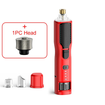 ROJECO Pet Electric Nail Grinder Rechargeable Dog Paw Grooming Nail Clipper LED Light 7 Speeds Adjustable Cat Claw Nail Grinder