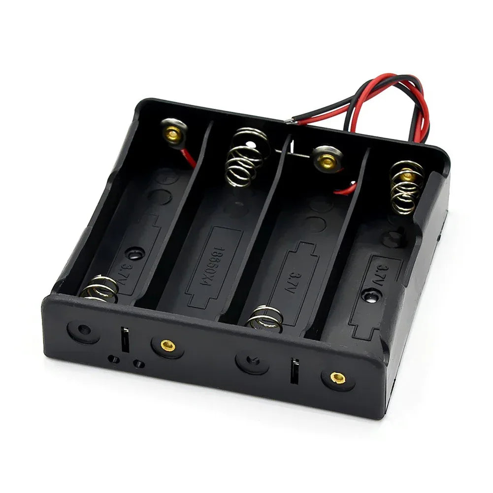 ALLOYSEED 18650 Power Bank Case 1X 2X 3X 4X 18650 Battery Holder Storage Box 1 2 3 4 Slot 18650 Rechargeable Batteries Container
