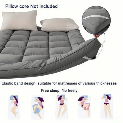 NewestFoldable Lightweight Portable Sleeping Pad/Tatami Mat Japanese Futon Mattress  Soft Fabric,Easy Storage & Travel Mattress