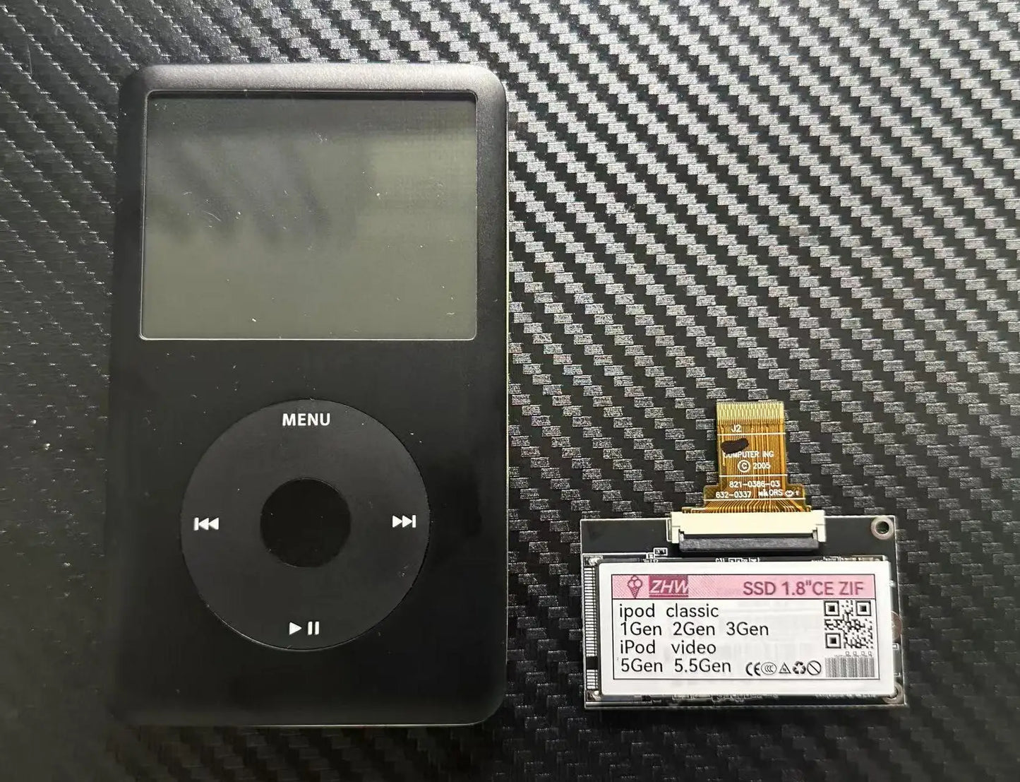 China's new iPod classic small size SSD best chip optimization 5th 5.5th 6th 6.5th 7th 7.5th running stable province saving