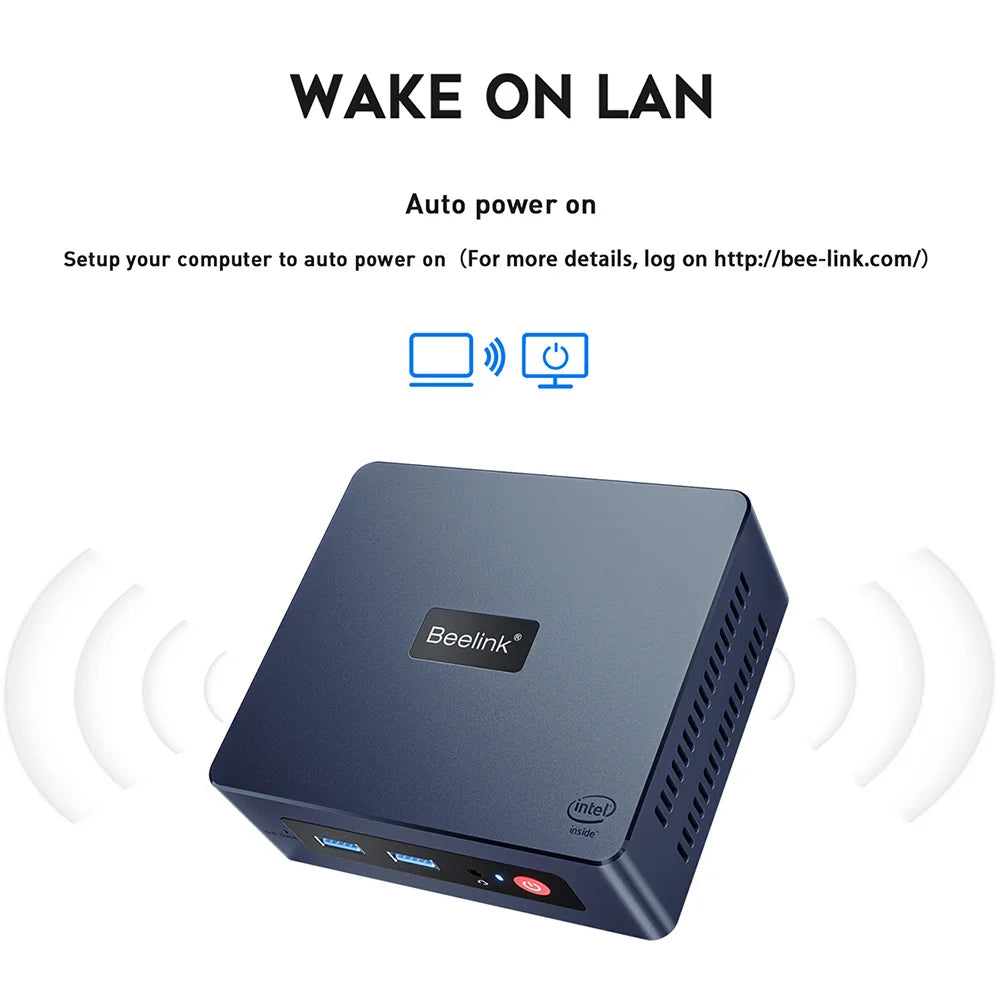 Beelink Mini S13 Intel Twin Lake N150 S12 Pro N100 16G 500G Windows 11 Mini S 11th N5095 DDR4 8GB 128GB Desktop Computer N95