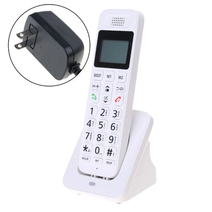 D1018 Digital Cordless Phone Large LED Display Telephone for Home Offices with Caller Display Handsfree Low Radiation