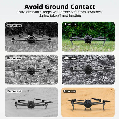 For DJI Mavic 4 Pro Accessories Propeller Holder Strap and Landing Gear Tripod Stand Support Leg Drone Protector
