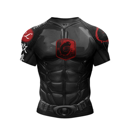 Hot Sell 3Digital Printed MMA BJJ Rash Guard Compression Shirt for Grappling Wrestling Daily MMA BJJ No-Gi Fitness Tee Shirts
