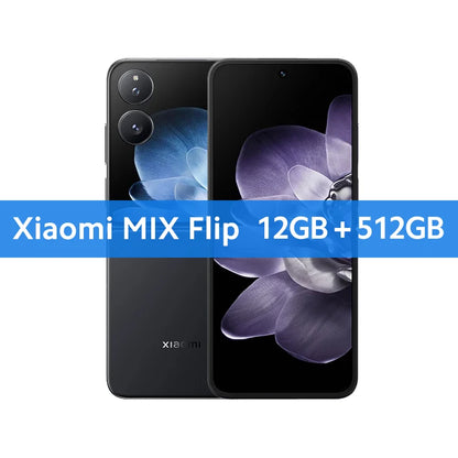 Global Version Xiaomi MIX Flip Leica 50MP Camera 4780mAh 67 W 12GB 512GB Snapdragon 8 Gen 3 Hyper Charger 6.86" 120Hz Display