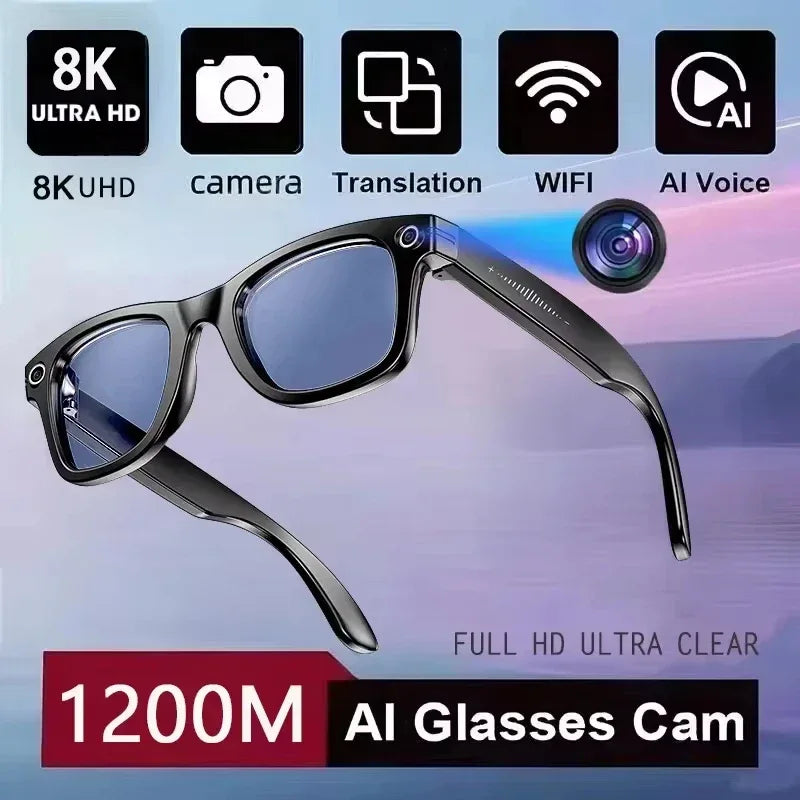 Xiaomi 8K Camera AI Glasses Smart Translation Color-Changing Waterproof Glasses Video Recording Photo Call Smart Sunglasses